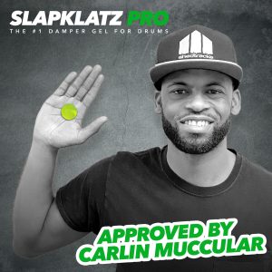 Carlin Muccalar with an alien green slapklatz in his hand